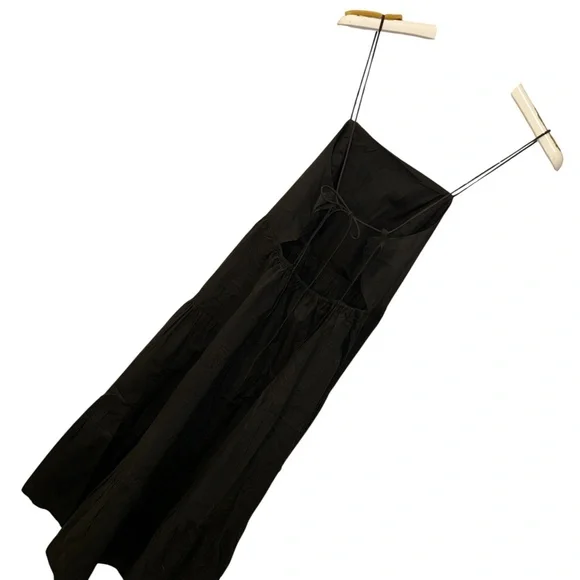 Rails black cotton tiered backless prairie dress S - Picture 5 of 5
